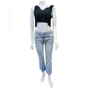 We The Free Light  Wash Denim Flare Mid Rise Jeans Size 28